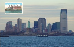 Statue of Libery and Ellis Island